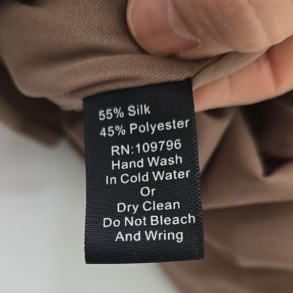 Pretty Angel Brown Patterned Kids Dress - Picture 6 of 7